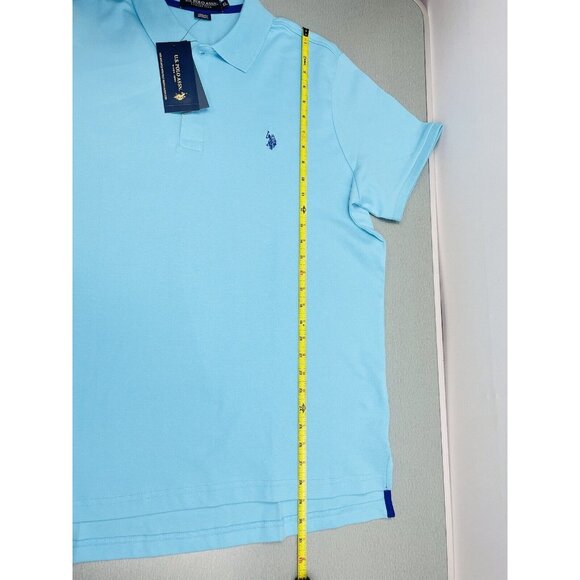 US.POLO ASSN. MEN'S POLO SHIRT 100% COTTON XL BLUE - Picture 4 of 11